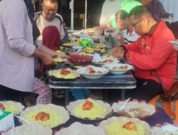 400 porsi Nasi Kuning, Bubur Ayam Special dan Lontong Sayur ludes di serbu masyarakat